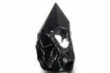 Free-Standing Polished Obsidian Point - Mexico #355038-1